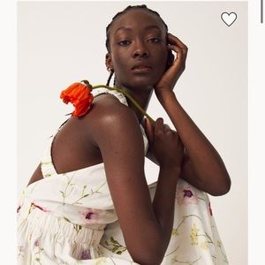 H&M Ankle Length Linen Blend Dress